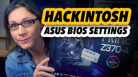 YOU MUST modify SNUUIDMLBROM values in config. . Hackintosh bios settings asus